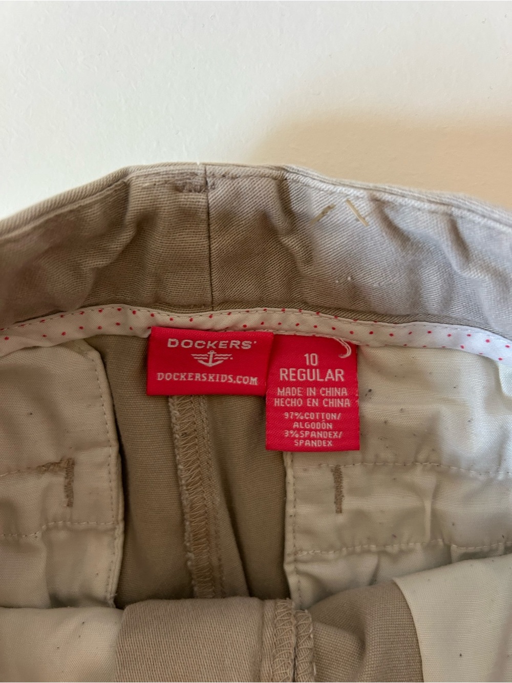 Dockers Kids Khaki Straight-Leg Dress Pants - Picture 3 of 3